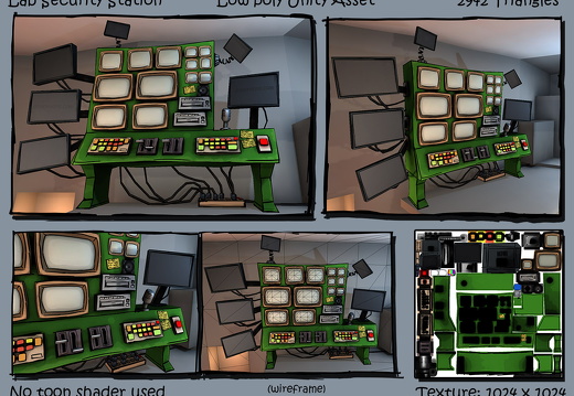 Lab Security Station (Unity 3.5)
